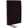 Nkjv, Reference Bible, Classic Verse-By-Verse, Center-Column, Leathersoft, Black, Indexed, Red Letter Edition, Comfort Print - Imitation Leather