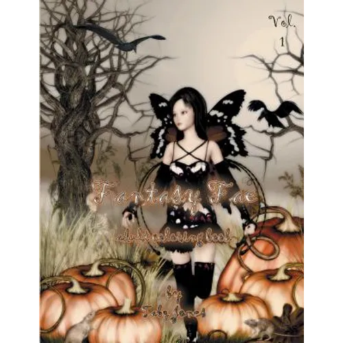 Fantasy Fae Adult Coloring Book - Paperback