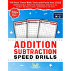 Addition Subtraction Speed Drills: 100 Daily Timed Math Tests with Facts that Stick, Reproducible Practice Problems, Digits 0-20, Double and Multi-Dig - Paperback