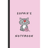 Sophia's Notebook: Personalised Cat Themed Notepad - Paperback