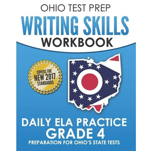 OHIO TEST PREP Writing Skills Workbook Daily ELA Practice Grade 4: Preparation for Ohio's English Language Arts Tests - Paperback
