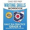 OHIO TEST PREP Writing Skills Workbook Daily ELA Practice Grade 4: Preparation for Ohio's English Language Arts Tests - Paperback