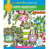 Zendoodle Coloring: Happy Houseplants: Cheerful Greenery to Color and Display - Paperback