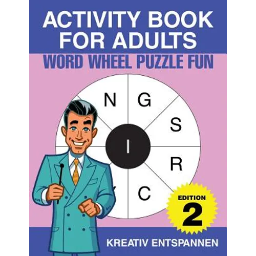 Activity Book for Adults - Word Wheel Puzzle Fun Edition 2 - Paperback