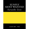 SUNFLY Most Wanted KARAOKE listings sfmw801 - sfmw932: discs sfmw801 - sfmw932 - Paperback