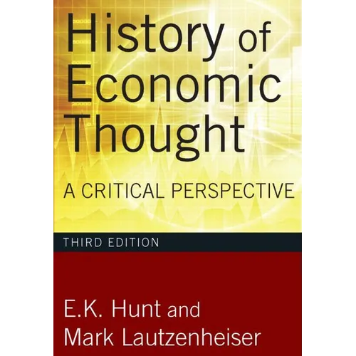 History of Economic Thought: A Critical Perspective - Paperback