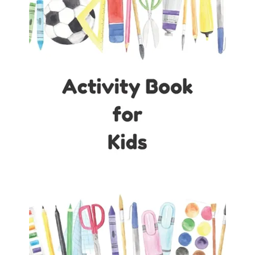 Activity Book For Kids - Paperback