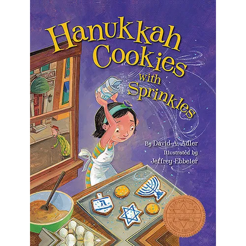 Hanukkah Cookies with Sprinkles - Hardcover