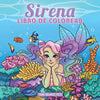 Sirena libro de colorear: Libro de colorear para niños de 4-8, 9-12 años - Paperback