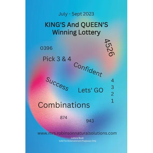 King's And Queen's Winning Lottery: July-Sept 2023 - Paperback