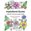 Inspirational Quotes Adult Colouring Book: Creative Art Therapy For Adults: (Colouring Books For Grownups) - Paperback