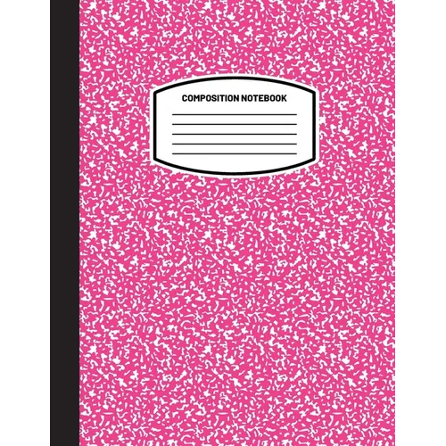 Classic Composition Notebook: (8.5x11) Wide Ruled Lined Paper Notebook Journal (Pink) (Notebook for Kids, Teens, Students, Adults) Back to School and - Paperback