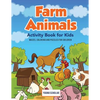 Farm Animals Activity Book for Kids: Mazes, Coloring and Puzzles for Children - Paperback