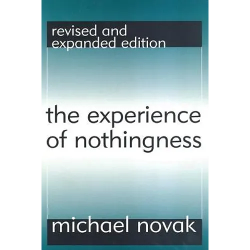 The Experience of Nothingness - Paperback