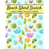 Beach Word Search Large Print Puzzle Book: Summer Word Search, Spring Word Search Book For Adults - Paperback
