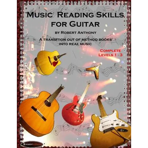 Music Reading Skills for Guitar Complete Levels 1 - 3 - Paperback