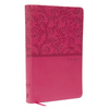 NKJV, Value Thinline Bible, Standard Print, Imitation Leather, Pink, Red Letter Edition - Imitation Leather