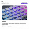 XVX IMD Topographic New Version Pattern Shine-Through OEM Profile Keycap Set