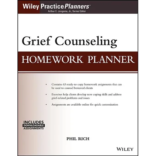 Grief Counseling Homework Planner, (with Download) - Paperback