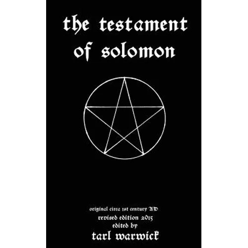 The Testament Of Solomon - Paperback