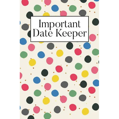 Important Date Keeper: Dots - Paperback