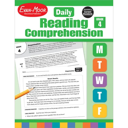 Daily Reading Comprehension, Grade 4 Te - Paperback