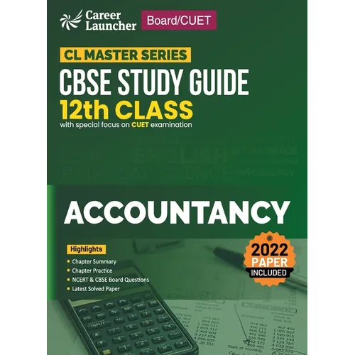 Board plus CUET 2023 CL Master Series - CBSE Study Guide - Class 12 - Accountancy - Paperback