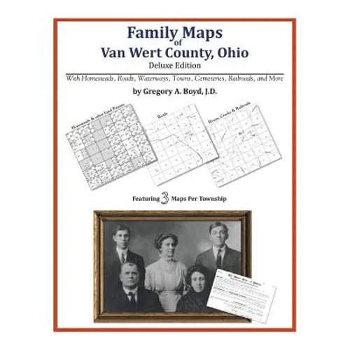 Family Maps of Van Wert County, Ohio - Paperback
