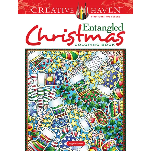 Creative Haven Entangled Christmas Coloring Book - Paperback