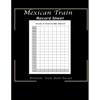 Maxican Train Record Sheets: Mexican Train Score Game - Record Keeper Book - Mexican Train Scoresheets - Mexican Train Score Card - 8.5" x 11" - 12 - Paperback