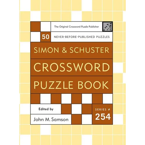 Simon & Schuster Crossword Puzzle Book - Spiral