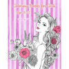 Coloring Books for Girls Ages 8-12: Pretty Elegant Girl Flower Coloring Book For Relaxation, Fun, and Stress Relief - Paperback