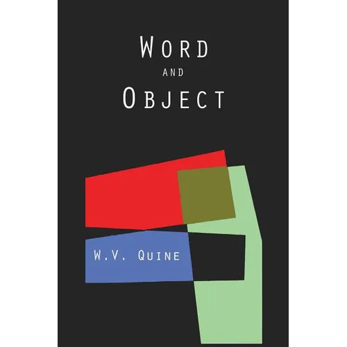 Word and Object (Studies in Communication) - Paperback