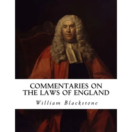 Commentaries on the Laws of England - Paperback