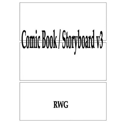 Comic Book / Storyboard v3: 50 Pages 8.5" X 11" - Paperback