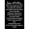 happy55th birthday The 7 Rules of Life - Paperback