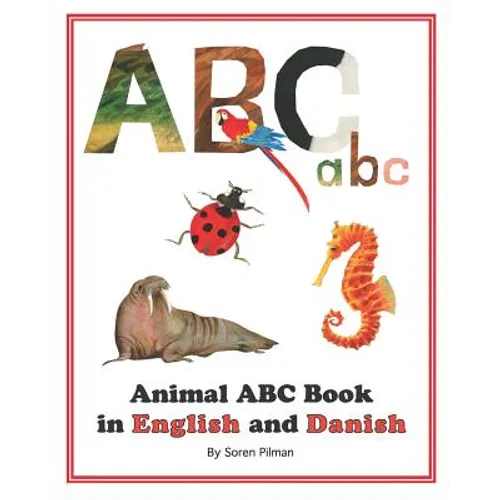 Animal ABC Book in English and Danish - Paperback