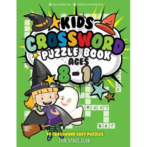 Kids Crossword Puzzle Books Ages 8-11: 90 Crossword Easy Puzzle Books for Kids - Paperback