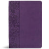CSB Super Giant Print Reference Bible, Value Edition, Purple Leathertouch - Imitation Leather