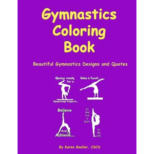 Gymnastics Coloring Book - Paperback