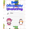 Best Calligraphy Handwriting: handwriting tracing workbook-handwriting practice paper for kids-handwriting practice sheets - Paperback