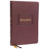 KJV Holy Bible: Large Print Thinline, Brown Leathersoft, Red Letter, Comfort Print: King James Version - Imitation Leather