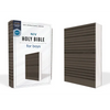 Niv, Holy Bible for Boys, Soft Touch Edition, Leathersoft, Gray, Comfort Print - Imitation Leather