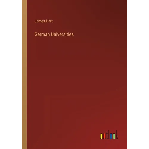 German Universities - Paperback