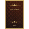 Poems By Sappho - Hardcover