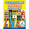 US State Flags - Color Them: Coloring Book 6 Year Old - Paperback