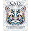 Cats Coloring Book: An Adult Coloring Book of 40 Detailed and Ornate Cat Designs for Grown-Ups and Adults - Paperback
