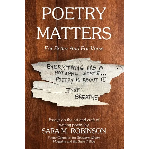 Poetry Matters: For Better And For Verse - Paperback