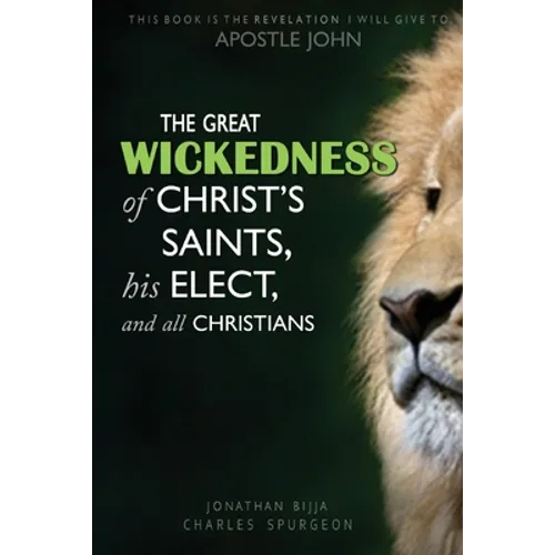 The Great Wickedness of Christ's Saints, His Elect, and All Christians: This Book is the Revelation I will give to Apostle John - Paperback