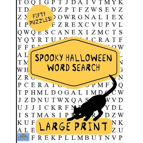 Spooky Halloween Word Search: Large Print Word Search, Word Search Book, Halloween Puzzles, Word Find - Paperback